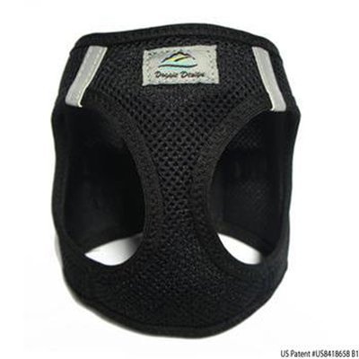 American River Ultra Choke Free Dog Harness-Black XXXL by Doggie Design