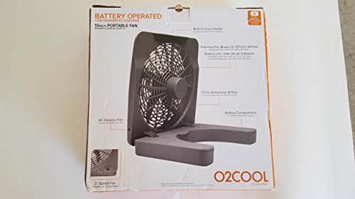 BATTERY OPERATED 10IN PORTABLE FAN