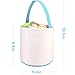Easter Bunny Bag & Basket for Egg Hunts. Children's Tote Handbag Container with Dual Layer Bunny Ears Design, Excellent for Carrying Eggs, Candy, Gifts at Easter Party. (Easter Cylinder 5pc)