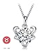 Zodiac Taurus Pendant Necklace Gifts for Women Girl Constellation Charm 925 Sterling Silver Jewelry