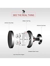 Soporte para teléfono magnético, soporte para teléfono móvil con rotación de 360 ??° para el tablero de instrumentos del automóvil Soporte para teléfono con imán universal compatible con Samsung Galaxy Note 9 S9 S9 Plus S8 S7, iPhone X 8 7 6 5