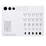 Kingfansion Silicone Nail Art Workspace Stamping Plate Washable Mat Table Transfer Tools Nail Art Mat