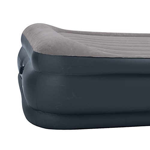 Intex Deluxe Pillow Rest Raised Airbed with Soft Flocked Top for