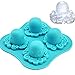 Mini Kitchen Mold Ice Tools Mold Octopus Mold Silicone Chocolate Ice Mould color random Diy Freeze Bar