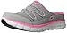 Skechers Sport Women's Synergy Free Play Fashion Sneaker,Grey/Hot Pink,8.5 M US