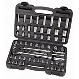 Pittsburgh 64 Piece 1/4, 3/8 and 1/2 Socket Set by