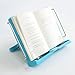 Blue Portable Reading Stand/book Stand Document Holder (180 Angle Adjustable)