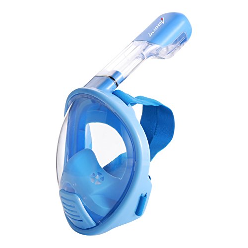 LUOOV Full Face Easybreath Snorkel Mask for Children, Full Face Diving