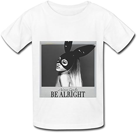 Ariana Grande Tour Be Alright 2016 Poster Big Boys'Girls' T Shirt White