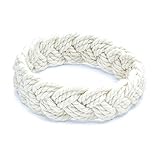 2 Pack of Sailor's Knot Surfer Rope Bracelets (White)