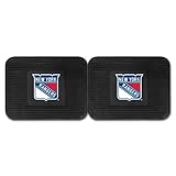 NHL - New York Rangers Backseat Utility Mats 2 Pack