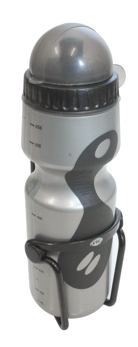 ETC EBO060 Water Bottle and Cage Set, Grey