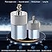 uxcell - a16071400ux0596 12V DC 6RPM Gear Motor High Torque Electric Micro Speed Reduction Geared Motor Centric Output Shaft