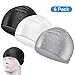 6 Pieces Waterproof Swimming Cap Silicone Swim Caps for Men and Women Supplies, Black, White and Gray