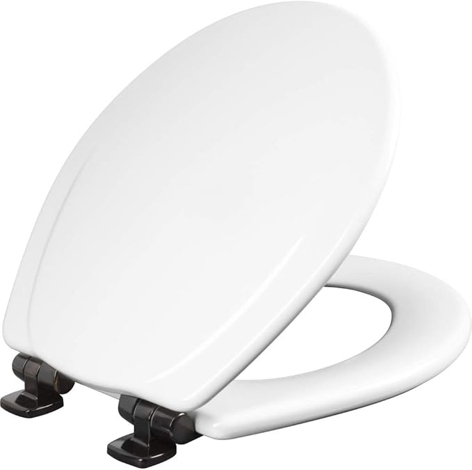 MAYFAIR 30ORSL 000 Marion Toilet Seat with OilRubbed Bronze Hinges