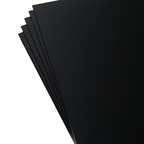 5 kydex plastic sheets black 12" x 12" x 1/16" (0.060")