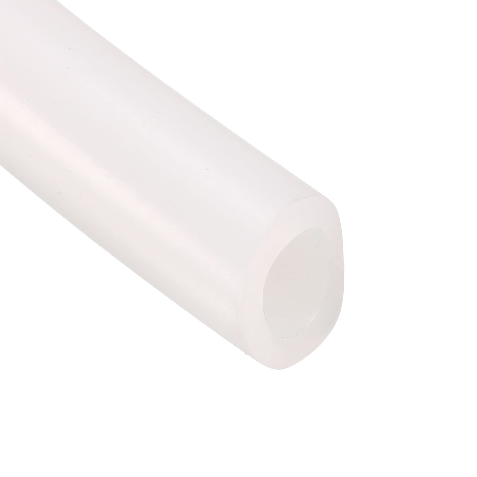 Sourcingmap Silicone Tube 7mm ID X 11mm OD 16.4 Feet Flexible Silicone Rubber Tubing Water Air Hose Pipe Translucent for Pump Transfer