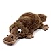 Outward Hound Kyjen 31008 Egg Babies Platypus Plush Dog Toys Squeak Toy Dog Puzzle, Large, Brown