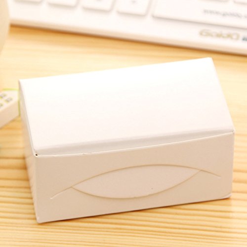 Yexpress 400pcs Retro Blank Kraft Note Paper Business Cards Vocabulary Word Card Message Card DIY Gift Card Blank Paper Tags