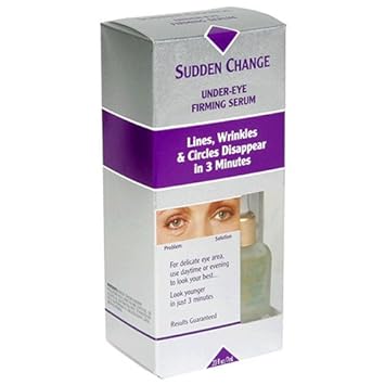 sudden change dark circle treatment