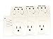 Wireless Remote Control Outlet Switch Socket 3 Pack (3 Outlets) BATTERY INCLUDED