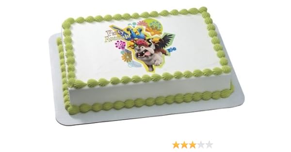 Amazon Com Rio Blu Party Animal Edible Cake Topper Decoration