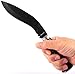 Grand Way Kukri Fixed Blade Gurkha Knife - Classic Black Curved Steel Sword Machete - Big Fix Hunting Knife - Large Bowie Survival Tool XG-B