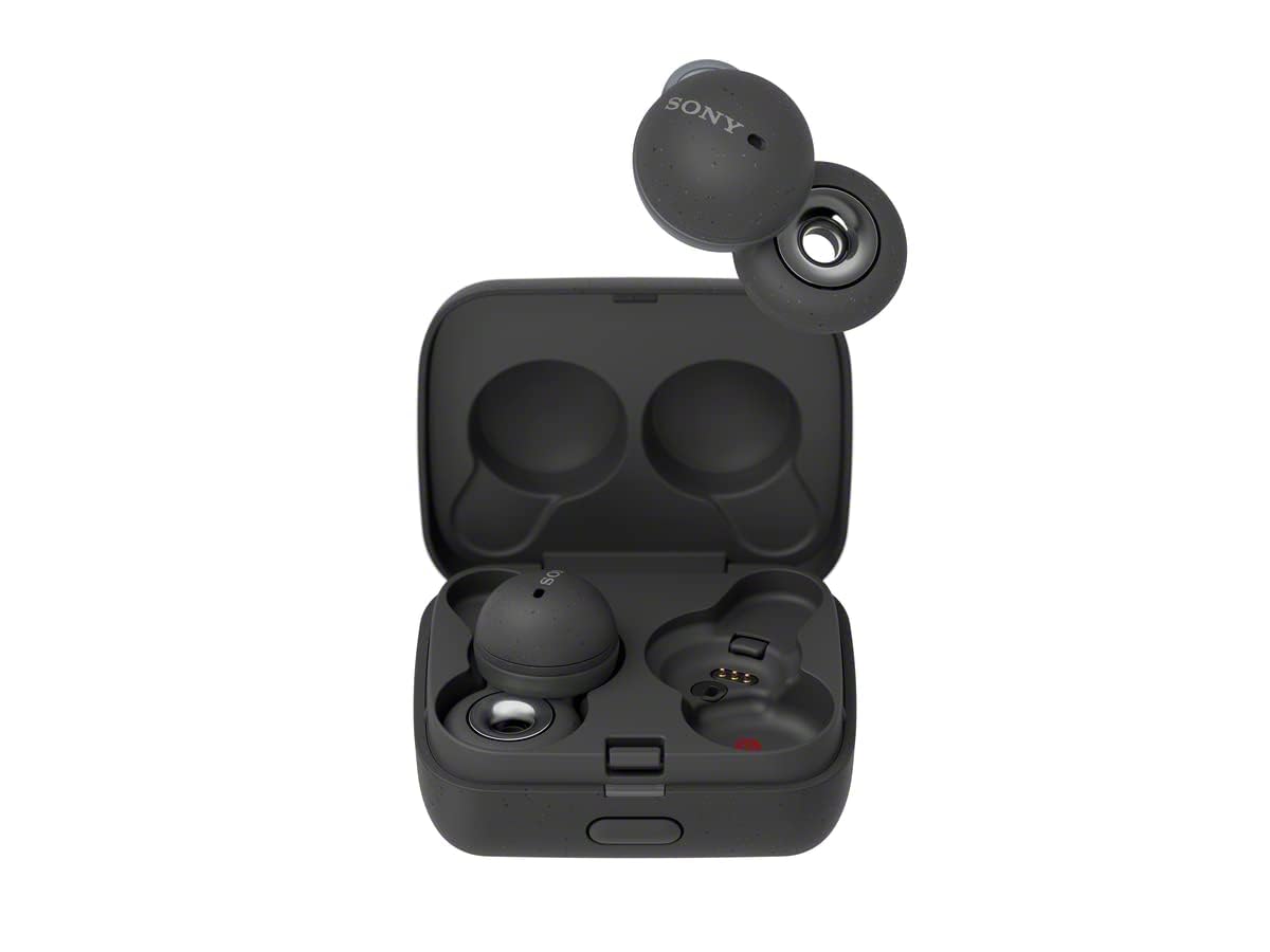 Sony LinkBuds Truly Wireless Earbud Headphones with an Open-Ring Design for Ambient Sounds and Alexa Built-in, Bluetooth Ear Buds Compatible with iPhone and Android, Gray