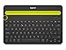 Logitech Bluetooth Multi-Device Keyboard K480 for Computers. Tablets and Smartphones. Black, Compact, Dial and Switch, Spill-Resistant Keyboard - 920-006342 (Renewed)