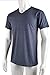 TL Men Casual Basic Short Sleeve Tri-Blend / 100% Cotton V-Neck T Shirt L Denim_Blue