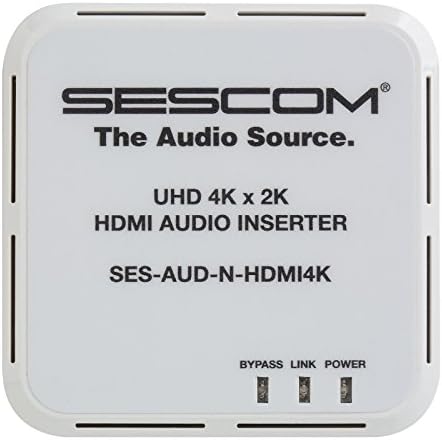 Sescom SES-AUD-N-HDMI4K | UHD 4K 2K HDMI Audio Inserter HDMI Extender
