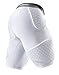 McDavid 7991 Hex Short with Contoured Wrap Around Thigh White, Large