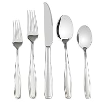 Pekky 80-piece Stainless Steel Flatware Set, Service for 16