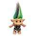 Fityle Dollhouse Miniature Colorful Hair Troll Doll Leprocauns Figures Toy Cake Toppers Kids Children School Project