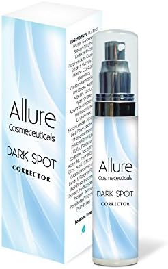 ALLURE Cosmeceuticals: Dark Spot Corrector (30 ml) - Doctor Formulated. Unique, Effective Ingredients to Reduce Dark Spots, Age Spots, Sun Spots, Live Spots, Discolorations and Traces of Past Acne.