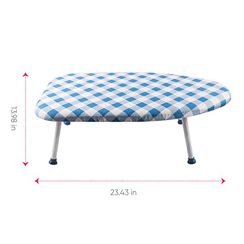 Berry Ave Tabletop Ironing Board - Table Ironing Board with Foldable Non-Slip Legs - Mini Ironing Board with Washable Cover - Portable Ironing Board That's Perfect to Travel with or Use Room to Room - Thumbnail 3