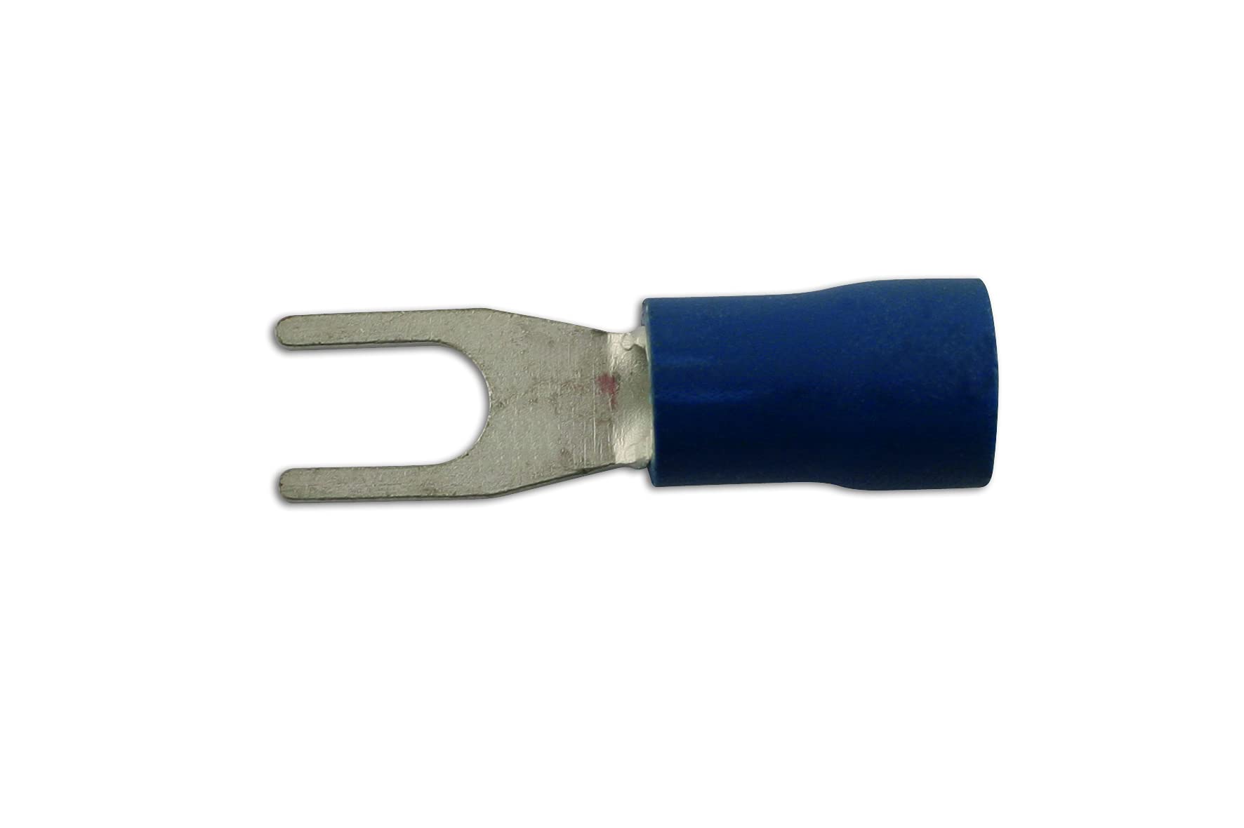 Connect 30190 Blue Fork Terminal 3.7mm 100pc