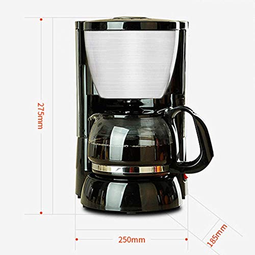 AJH Kaffeemaschine, Filterkaffeemaschine, Kaffeemaschine mit einem Fassungsvermögen von 0,65 l für bis zu 6 Tassen… – Bild 3