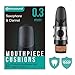 Focusound Saxophone & Clarinet Mouthpiece Cushions, Thin, 0.3mm Clear, 8-Pack…