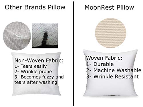 Moonrest Synthetic Down Pillow Insert Hypoallergenic Down