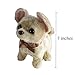 Haktoys Walking Toy Puppy (White or Brown) | Battery Operated Walking, Tail-Wagging & Mechanical Barking Electronic Plush Animal Dog | 7″ Tall Safe & Durable | Gift Toy for Toddlers, Kids & Petsthumb 3