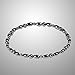 ROSENICE 2pcs Hematite Magnetic Therapy Anklets Magnetic Bracelets Therapy Healing Jewelry for Men Women Arthritis and Carpal Tunnel Pain Relief (Black)