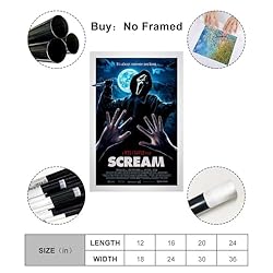 DKTFBRBO Scream Poster Horror Movie Poster Movie