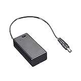 9V battery holder with switch & 5.5mm/2.1mm plug