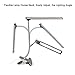 CeSunlight LED Clip on Desk Lamp, Bed Headboard Light with Clamp for Reading, 3000K – 6500K Color Temperature Setting, Stepless Brightness Control, Long USB Cord and AC Adapter Included(Brown)