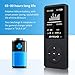 MYMAHDI 8GB MP3 Music Player 1.8 Inch Screen 70h Lossless Sound, Support up to 128GB Black