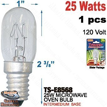 Microwave-Oven 120v 25w E14 EU Screw Base Bulb T7