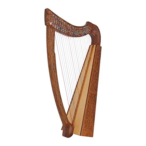 image for Roosebeck 22-String Heather Harp w/Full Chelby Levers - Knotwork