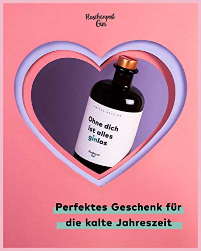 FLASCHENPOST GIN - Handmade Deutscher Premium Gin (1 x 0,5l) (Ohne dich ist alles Ginlos 0,5L) – Bild 7