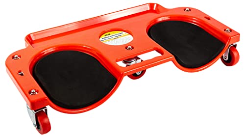 MaxWorks MaxxHaul 80748 Rolling Knee Creeper/Pads ABS High-Impact Frame, 5 Swiv…